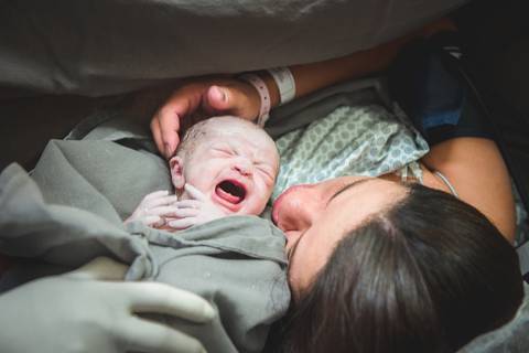 Parto da Maria Eduarda os Pais Debora e Julio Hospital Santa Cecília - Volta Redonda - RJ'