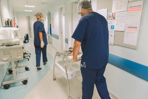 Parto da Maria Eduarda os Pais Debora e Julio Hospital Santa Cecília - Volta Redonda - RJ'