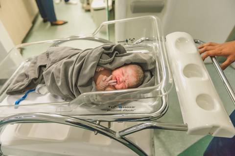 Parto da Maria Eduarda os Pais Debora e Julio Hospital Santa Cecília - Volta Redonda - RJ'