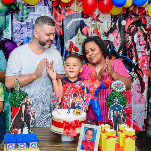 Aniversário Infantil Kaio 5 Anos Evento Realizado  BARRA MANSA - RJ Tic Tac Festas e Eventos Homem Aranha V.R'