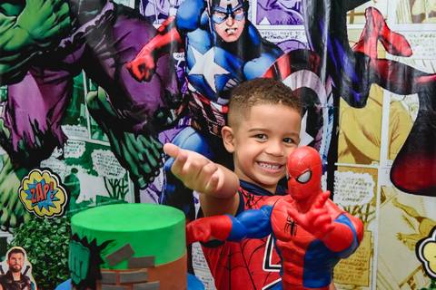 Aniversário Infantil Kaio 5 Anos Evento Realizado  BARRA MANSA - RJ Tic Tac Festas e Eventos Homem Aranha V.R'