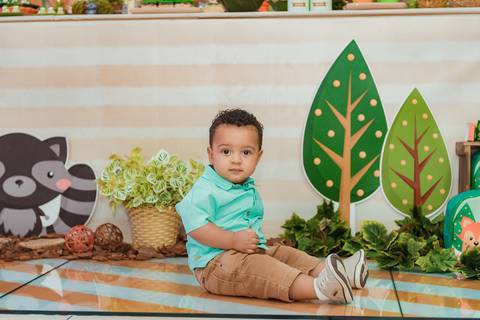 Aniversario infantil Arthur 1 ano Caramelada Festas Barra Mansa - RJ'