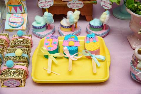 TicTac Barra Mansa Fotografia Fotografo Festa Infantil 1 Ano Circo Rosa'