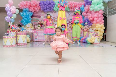 TicTac Barra Mansa Fotografia Fotografo Festa Infantil 1 Ano Circo Rosa'