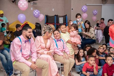 TicTac Barra Mansa Fotografia Fotografo Festa Infantil 1 Ano Circo Rosa'