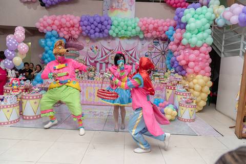 TicTac Barra Mansa Fotografia Fotografo Festa Infantil 1 Ano Circo Rosa'