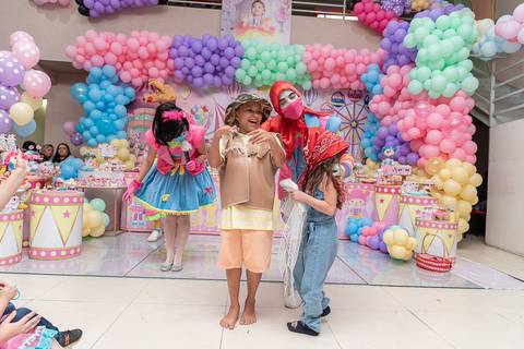 TicTac Barra Mansa Fotografia Fotografo Festa Infantil 1 Ano Circo Rosa'