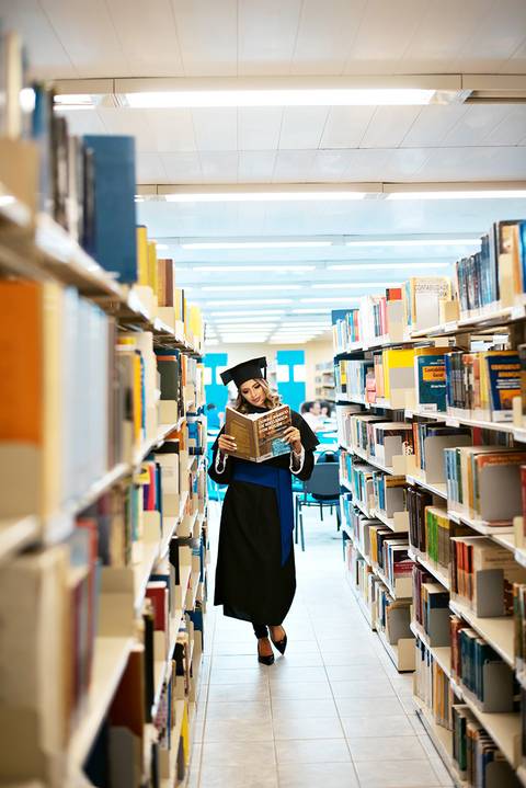 Na biblioteca da UFAL Alagoas'