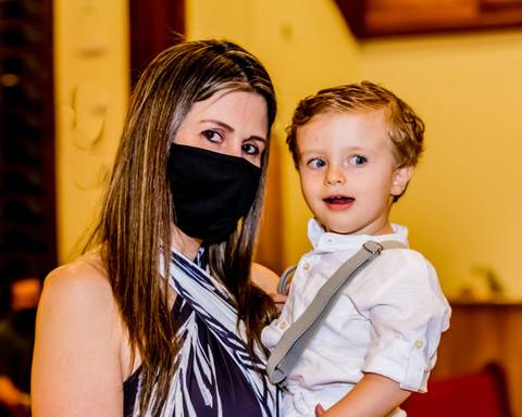 Batizado do Lorenzo na Paróquia N. S. de Guadalupe no Castelo em BH'