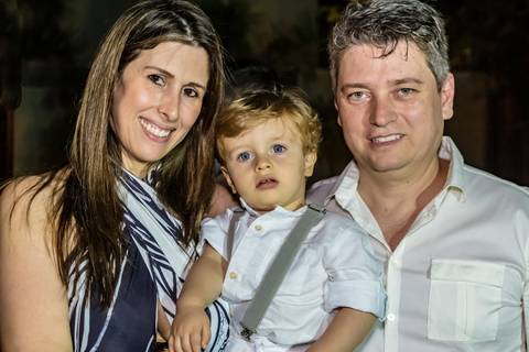 Batizado do Lorenzo na Paróquia N. S. de Guadalupe no Castelo em BH'