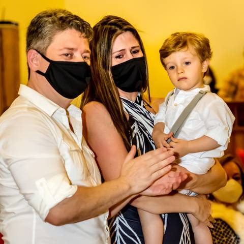 Batizado do Lorenzo na Paróquia N. S. de Guadalupe no Castelo em BH'