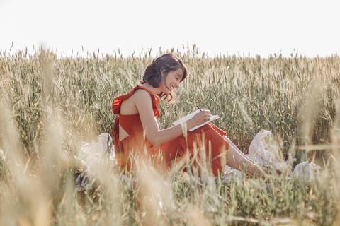 Inspiração de foto para ensaio no campo'