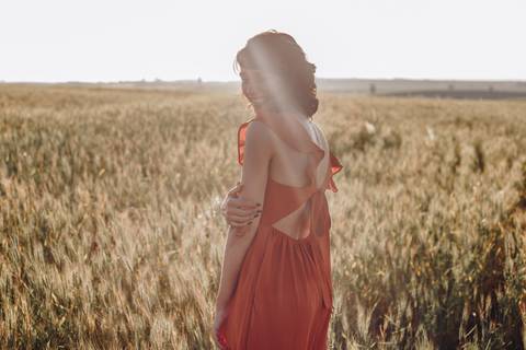 Inspiração de foto para ensaio no campo'