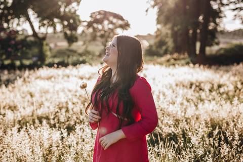 Retrato espontâneo feminino'