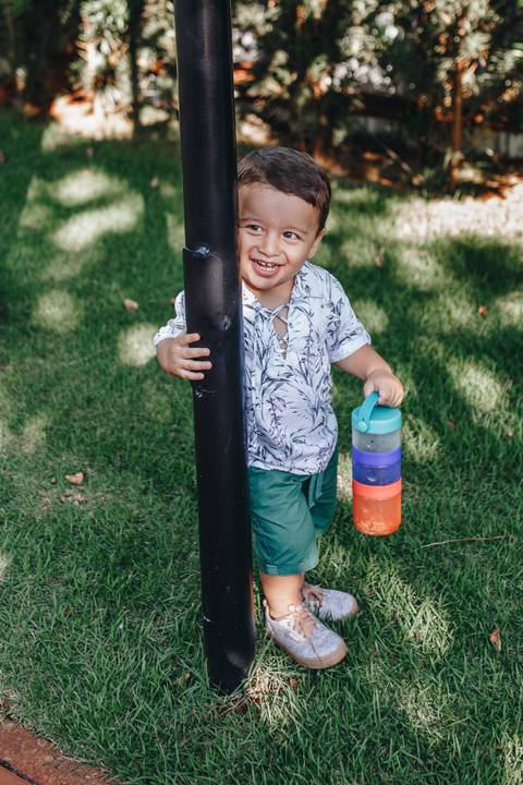 Família se divertindo no parque'