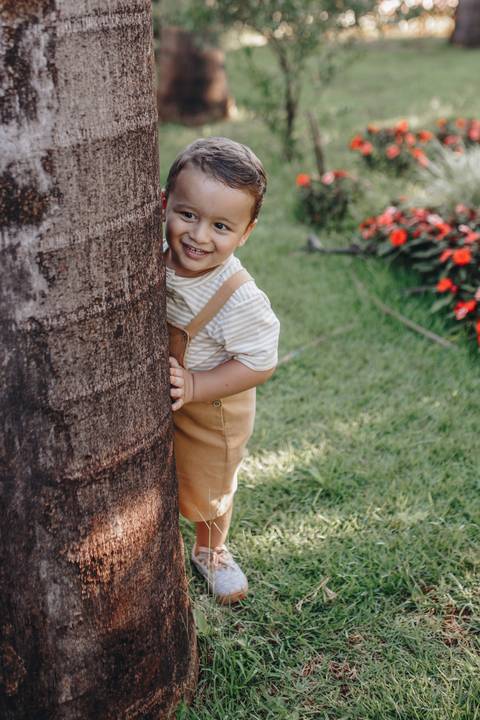 Família se divertindo no parque'