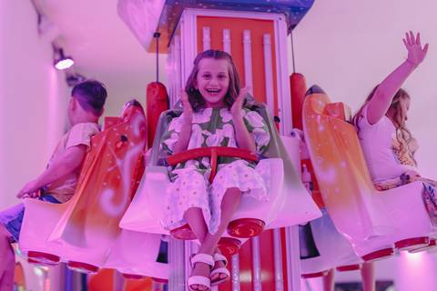 Aniversário de 7 anos com tema de jardim'