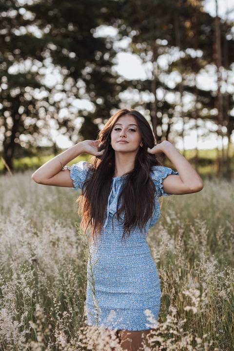 Inspiração de retrato feminino'