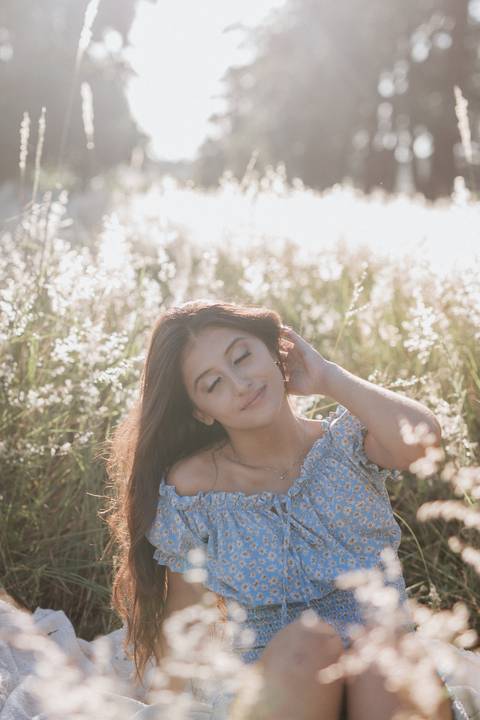 Retrato espontâneo feminino'