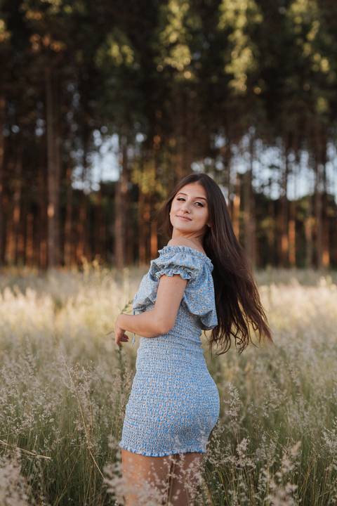 Retrato espontâneo feminino'