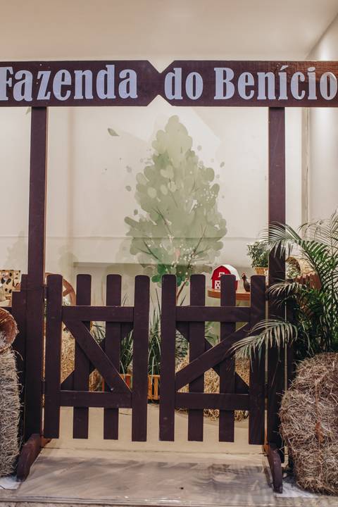 Aniversário de 1 ano com tema de fazenda'