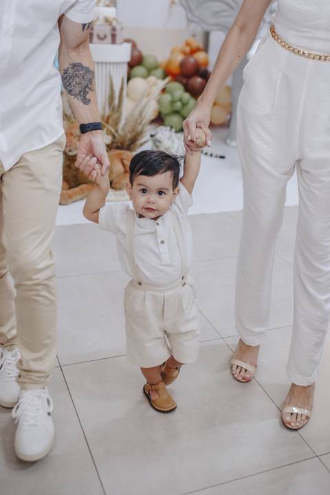 Aniversário de 1 ano com tema de safari'