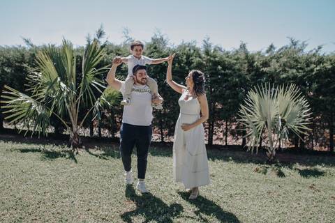 Inspiração de ensaio em família ao ar livre '