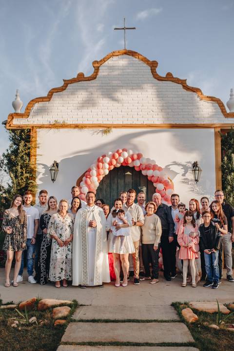 Cerimônia de batizado'