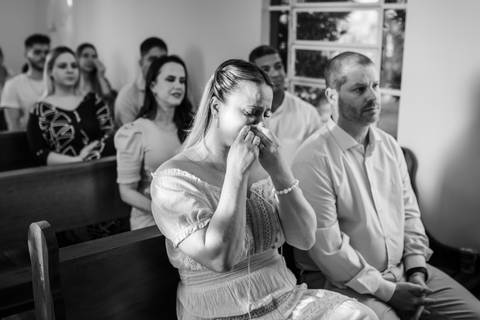 Cerimônia de batizado'