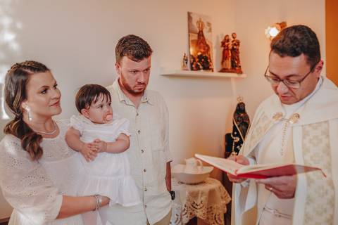 Cerimônia de batizado'