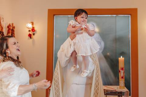 Cerimônia de batizado'