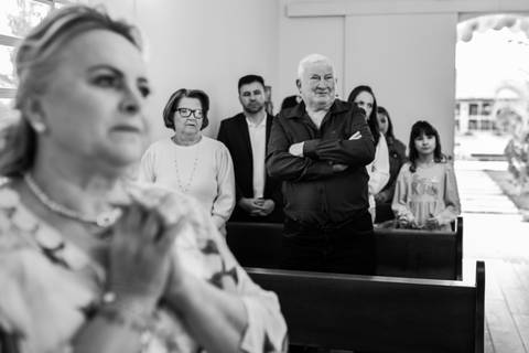 Cerimônia de batizado'