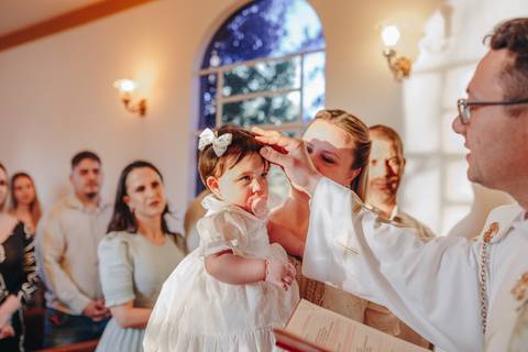 Cerimônia de batizado'