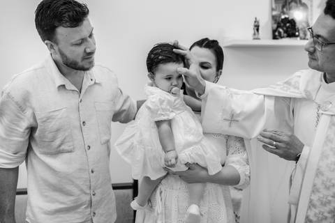 Cerimônia de batizado'