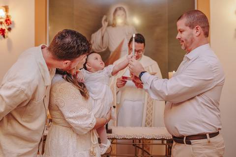 Cerimônia de batizado'