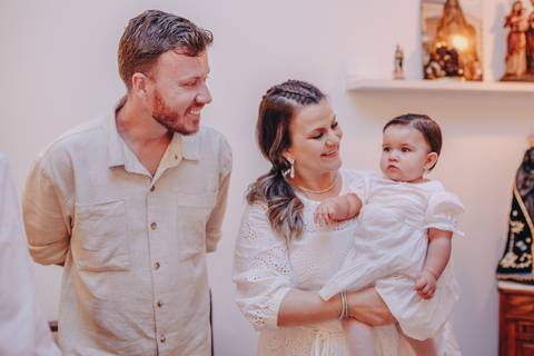 Cerimônia de batizado'