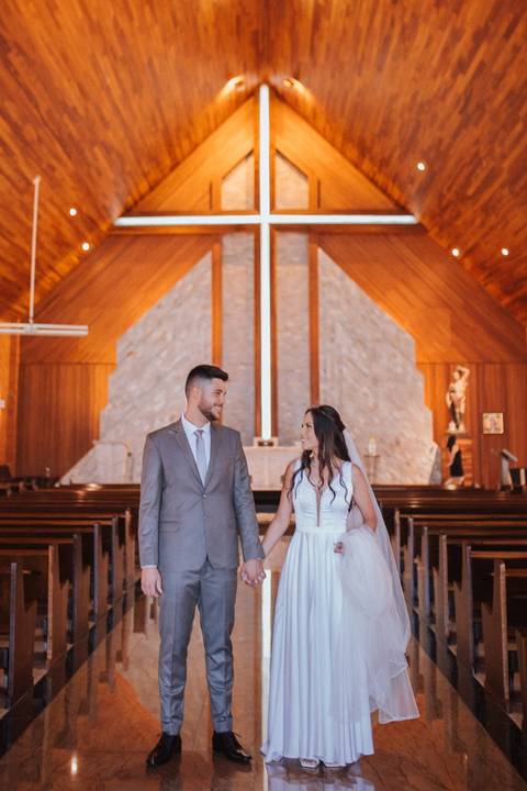 Pós wedding na igrejs'