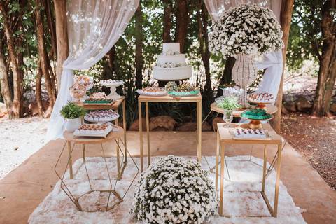 Decor de casamento intimista'