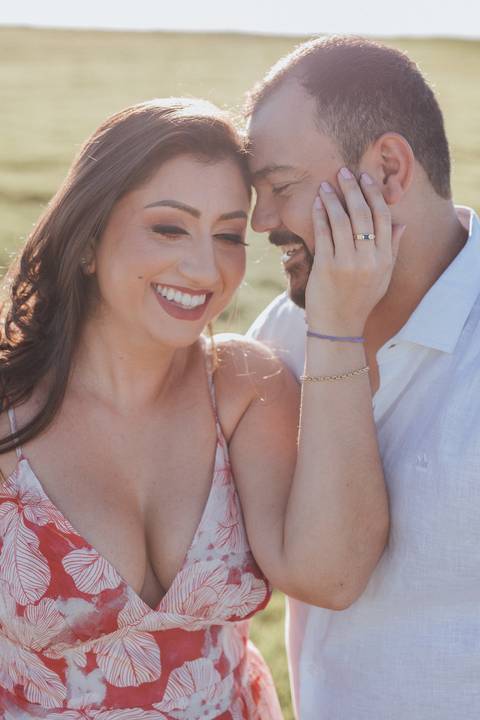 Ensaio de casal no por do sol'