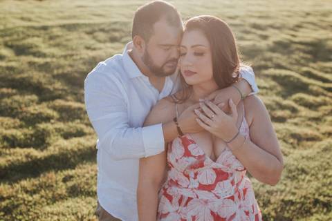 Ensaio de casal no por do sol'