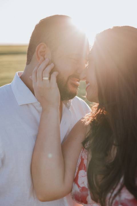 Ensaio de casal no por do sol'