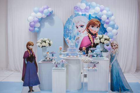 Aniversário de 5 anos com tema de frozen'