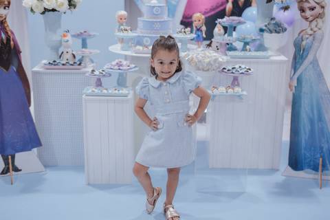 Aniversário de 5 anos com tema de frozen'