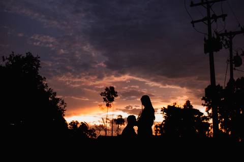 Ensaio de gestante country'