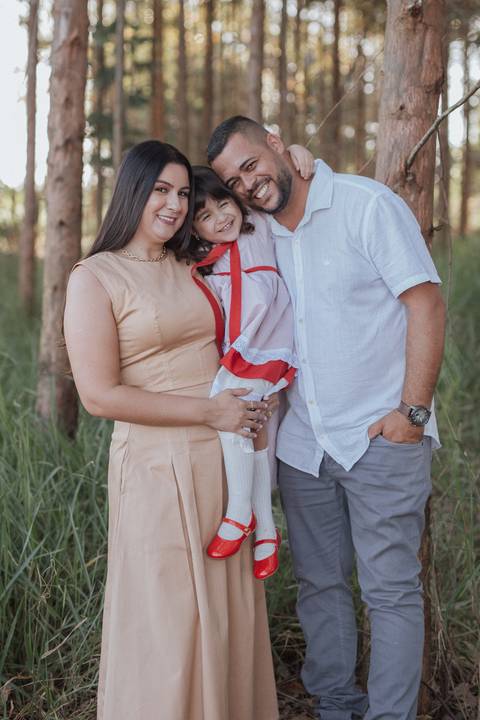 Ensaio infantil da chapeuzinho vermelho'