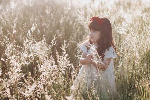 Ensaio em família no campo'