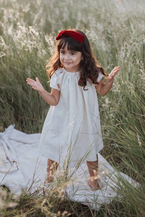 Ensaio em família no campo'