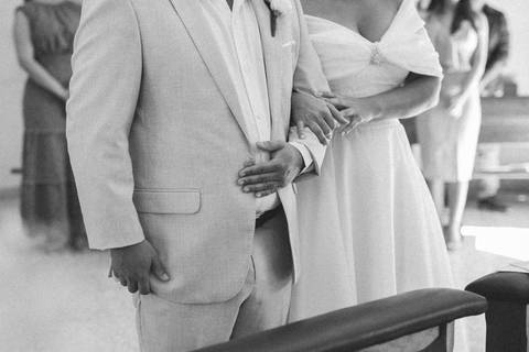 foto de detalhes para Cerimonia intimista na igreja'