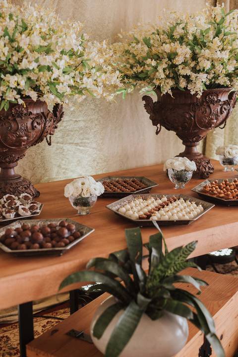 Decor de casamento intimista'