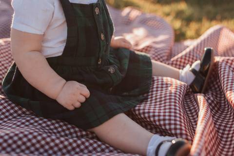 Ensaio em família no campo'